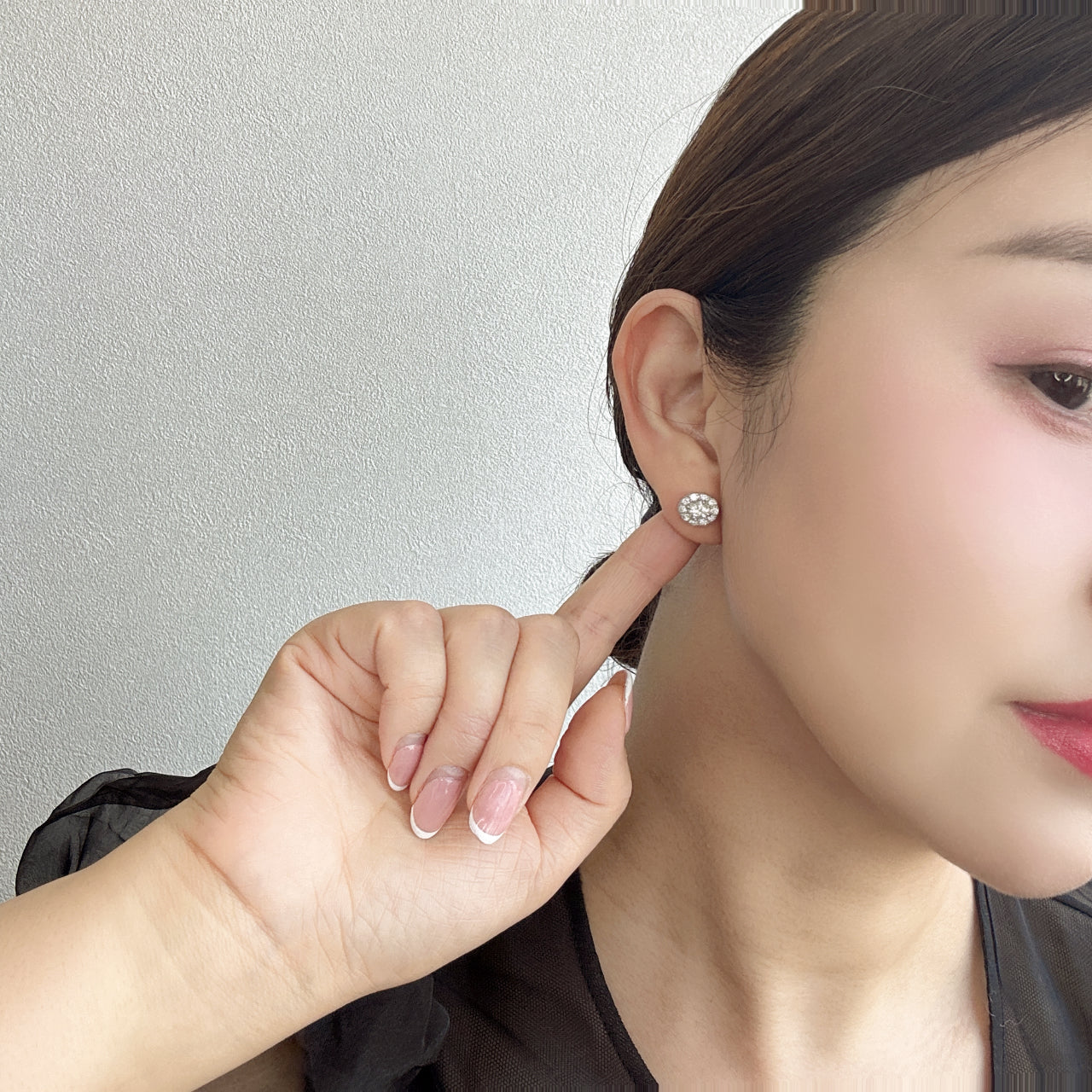 ポインターパヴェピアス〜中石0.3ct G SI GD UP|AYAKO SAKURAI(櫻井 彩子(サクライ アヤコ))公式通販サイト